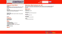 Tablet Screenshot of mindcontract.com